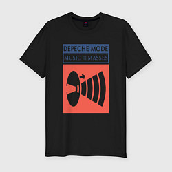 Мужская slim-футболка Depeche Mode - Music for the masses merch