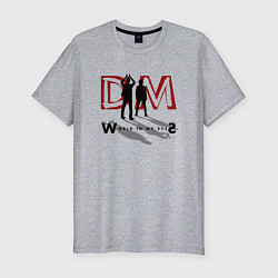 Футболка slim-fit Depeche Mode - World in my eyes fletch, цвет: меланж