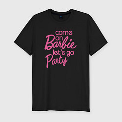 Футболка slim-fit Barbie party, цвет: черный