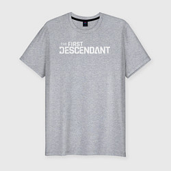 Мужская slim-футболка The first descendant logo