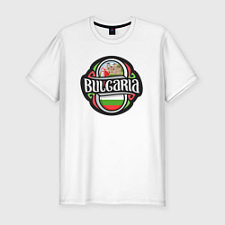 Футболка slim-fit Bulgaria, цвет: белый