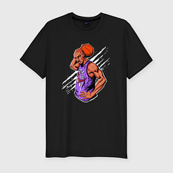 Футболка slim-fit Vince Carter dunker, цвет: черный