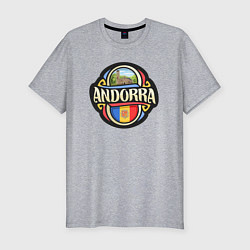 Мужская slim-футболка Андорра