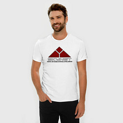 Футболка slim-fit Skynet - cyberdyne, цвет: белый — фото 2