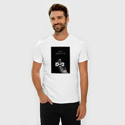 Футболка slim-fit Мин Юнги D2, цвет: белый — фото 2