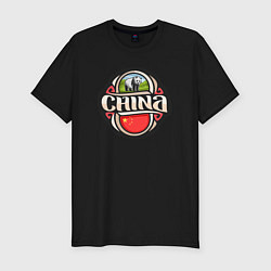Мужская slim-футболка China