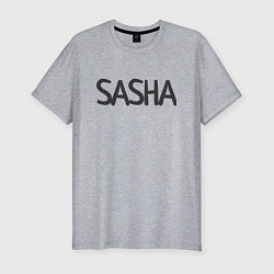 Футболка slim-fit SASHA, цвет: меланж