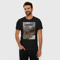 Футболка slim-fit Dmitriy деревушка, цвет: черный — фото 2