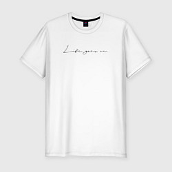 Футболка slim-fit BTS - life goes on, цвет: белый