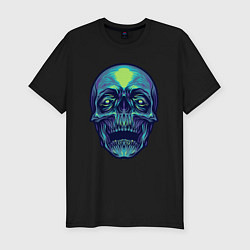 Мужская slim-футболка Skull mood