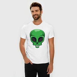 Футболка slim-fit Green skeletor, цвет: белый — фото 2