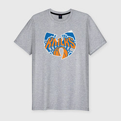 Футболка slim-fit Wu-tang knicks, цвет: меланж