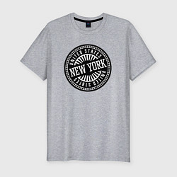 Мужская slim-футболка United States - New York