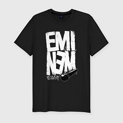 Футболка slim-fit Eminem - microphone, цвет: черный