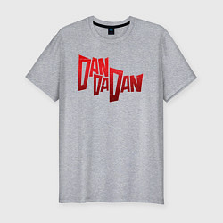 Мужская slim-футболка Dandadan logo