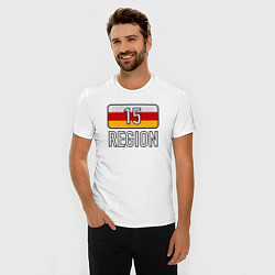 Футболка slim-fit Region 15, цвет: белый — фото 2