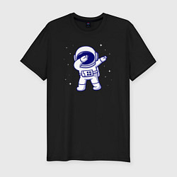 Футболка slim-fit Spaceman dab, цвет: черный