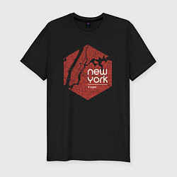 Футболка slim-fit New York hyped, цвет: черный