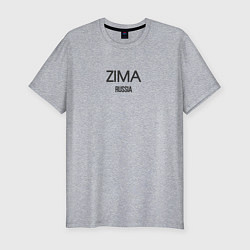 Футболка slim-fit Zima, цвет: меланж