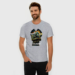 Футболка slim-fit Stalker 2 heart of chornobyl, цвет: меланж — фото 2