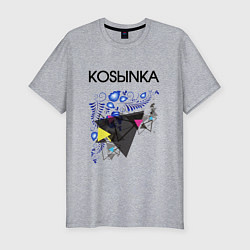 Футболка slim-fit Kosыnka, цвет: меланж