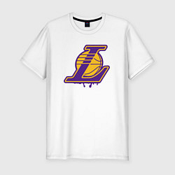 Мужская slim-футболка Lakers team