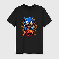 Мужская slim-футболка Sonicexe