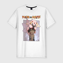 Футболка slim-fit Made in Abyss - Reg and Faputa, цвет: белый