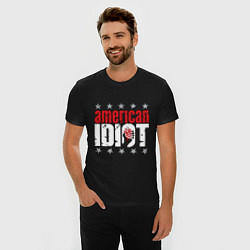 Футболка slim-fit Green Day - american idiot, цвет: черный — фото 2