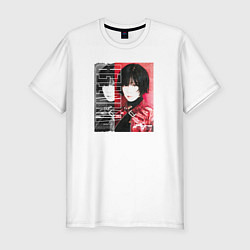 Футболка slim-fit Winter K-pop, цвет: белый