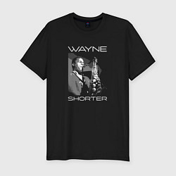 Футболка slim-fit Wayne Shorter tribute, цвет: черный