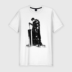 Футболка slim-fit Berserk мечник, цвет: белый