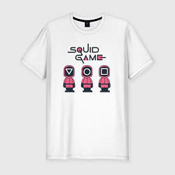 Футболка slim-fit Squid games, цвет: белый