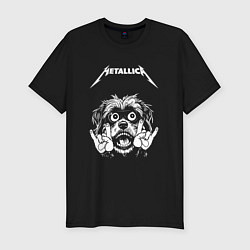 Футболка slim-fit Metallica rock dog, цвет: черный