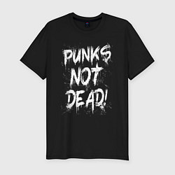 Мужская slim-футболка Punk not dead