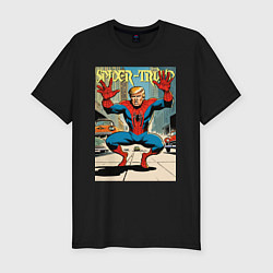 Футболка slim-fit Spider-Trump in New York, цвет: черный