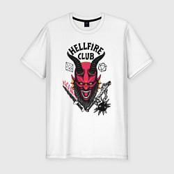 Футболка slim-fit Hellfire club demon, цвет: белый