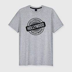 Мужская slim-футболка Hollywood vibe