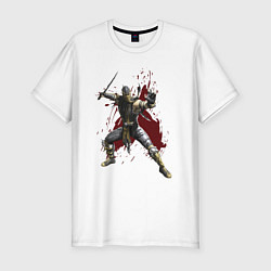Футболка slim-fit Scorpion Mortal Kombat, цвет: белый