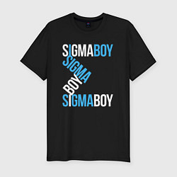 Футболка slim-fit Sigma boy, цвет: черный