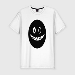 Футболка slim-fit Психоколобок, цвет: белый