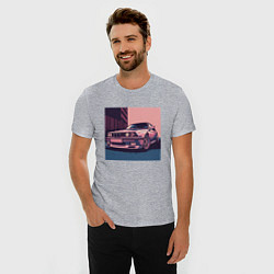 Футболка slim-fit BMW Classic, цвет: меланж — фото 2