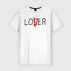 Мужская slim-футболка Loser lover It