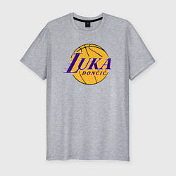 Мужская slim-футболка Luka Doncic Lakers