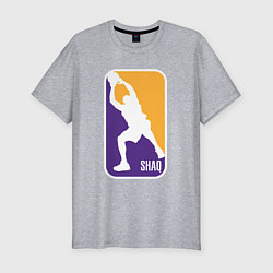 Мужская slim-футболка Shaq attack