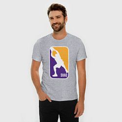 Футболка slim-fit Shaq attack, цвет: меланж — фото 2