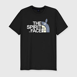 Футболка slim-fit Tororo - the spirit face, цвет: черный