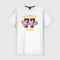 Футболка slim-fit Luka Doncic - Lakers, цвет: белый