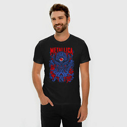 Футболка slim-fit Metallica: octopus, цвет: черный — фото 2