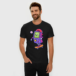 Футболка slim-fit Tetris skater, цвет: черный — фото 2